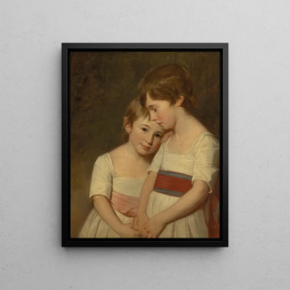 George Romney - Double portrait of two siblings.webp