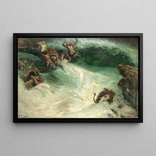 Georges Jules Victor Clairin - Naiades et Centaures dans les Vagues.webp