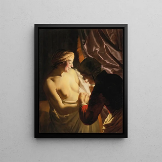 Gerard van Honthorst - The Flea Hunt.webp