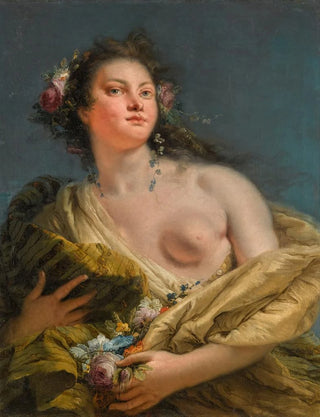 Giovanni Battista Tiepolo - Portrait Of A Lady As Flora.webp