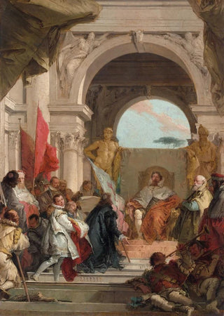 Giovanni Battista Tiepolo - The Investiture of Bishop Harold as Duke of Franconia.webp