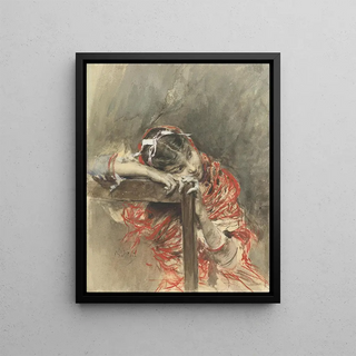 Giovanni Boldini - A Girl Wearing a Red Shawl.webp