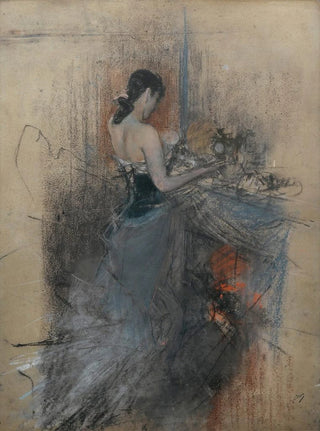 Giovanni Boldini - By The Fireside.webp