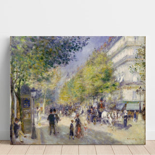 Grands Boulevards - Pierre-Auguste Renoir | Reproduction Tableau Décoration murale affiche copie