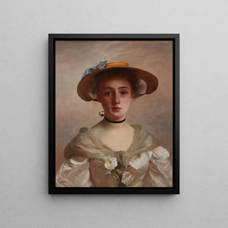 Gustave Jean Jacquet - Portrait of a Young Woman.webp