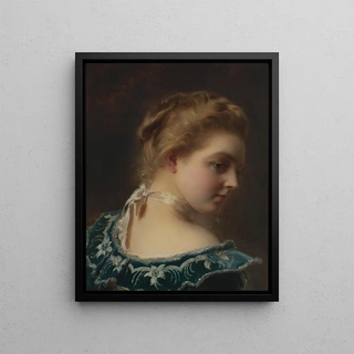 Gustave Jean Jacquet - Young Beauty In A Green Dress.webp