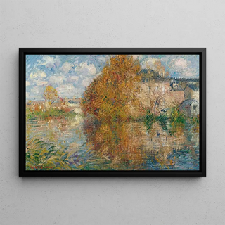 Gustave Loiseau - La Maison Cauchois Bords De Leure Automne.webp