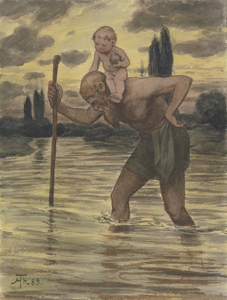 Hans Thoma - Saint Christopher.webp