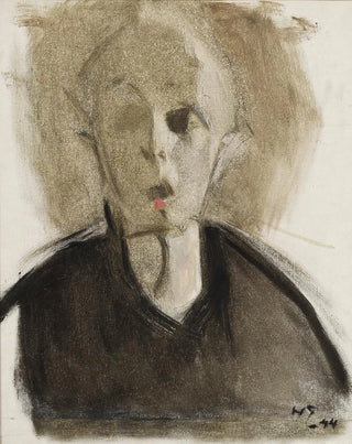 Helene Schjerfbeck - SelfPortrait with Red Spot.webp