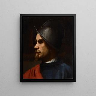 Helene Schjerfbeck - Warrior In Helmet.webp