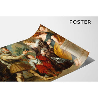 Henri IV confiant la régence à Marie de Médicis - Eugène Delacroix | Reproduction Tableau Décoration murale affiche copie