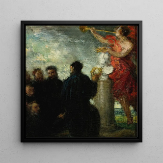 Art print | Homage to Eugène Delacroix - Henri Fantin-Latour