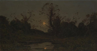 HenriJoseph Harpignies - Moonrise.webp