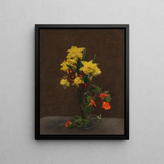 Henri FantinLatour - Jonquilles et capucines.webp
