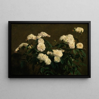 Henri FantinLatour - Still Life of White Roses.webp