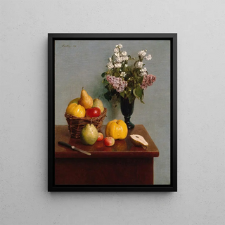 Henri FantinLatour - Still Life with Flowers and Fruit.webp