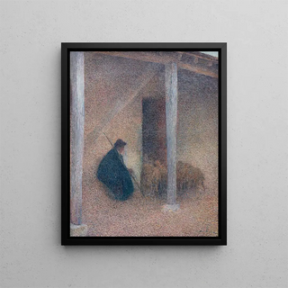 Henri Martin - Berger rentrant ses mouton.webp