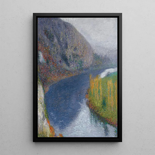 Henri Martin - Le Lot au pied des falaises de StCirqLapopie.webp