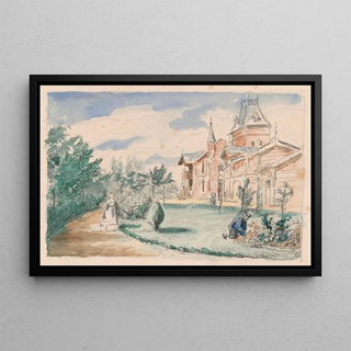 Henri de Braekeleer - Gustave Coteauxs Country Estate.webp