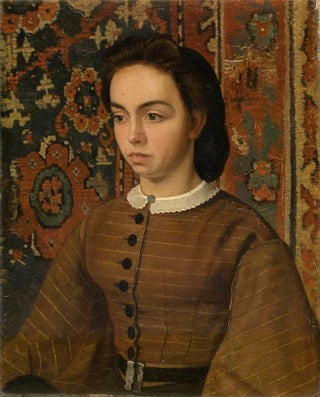 Henri de Braekeleer - Hlne De Braekeleer the Painters Sister.webp