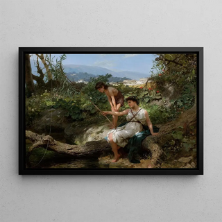 Henryk Siemiradzki - Roman idyll Fishing.webp