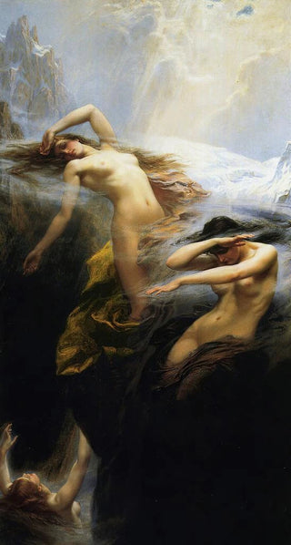 Herbert James Draper - The Mists Of The Mountains.webp