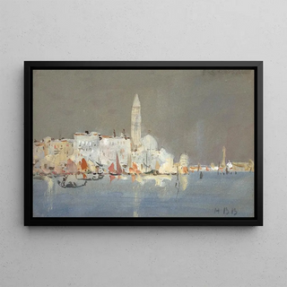 Hercules Brabazon Brabazon - Venetian Capriccio with a Campanile.webp