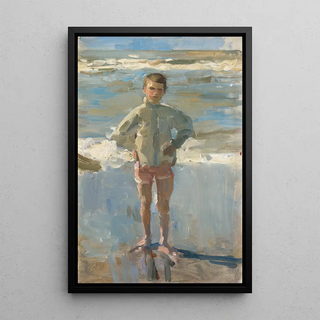 Isaac Israls - Young boy on a beach.webp