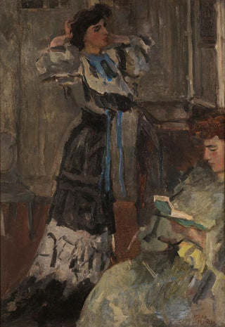 Isaac Israls - Zwei Frauen im Interieur.webp
