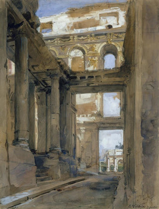 Isidore Pils - Ruins of the Tuileries Palace.webp
