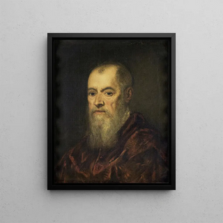 Jacopo Tintoretto - Portrait of a Man with a Red Cloak.webp