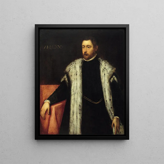 Jacopo Tintoretto - Twentyfive year old Youth with Furlined Coat.webp