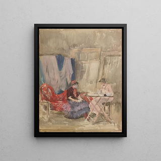 James Abbott McNeill Whistler - Note in Pink and PurpleThe Studio.webp