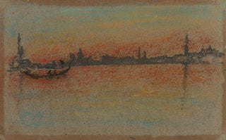 James Abbott McNeill Whistler - Venice Sunset on Harbour.webp