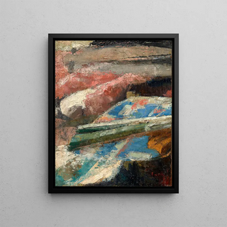 James Ensor - Etoffes bleues et roses.webp