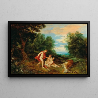 Jan Brueghel the Younger - Apollo comforting Cyparissus.webp