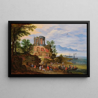 Jan Brueghel the Younger - Landscape With Ruins Animated With Figures.webp