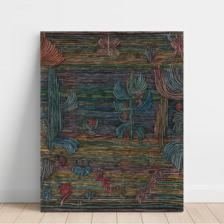 Jardin exotique- Paul Klee | Reproduction Tableau Décoration murale affiche copie