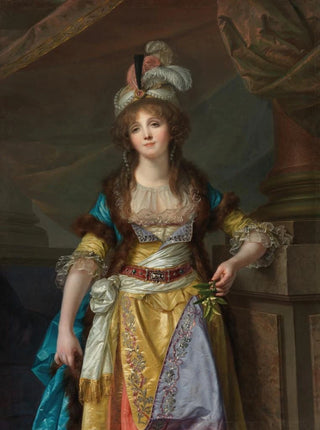 JeanBaptiste Greuze - Portrait of a Lady in Turkish Fancy Dress.webp