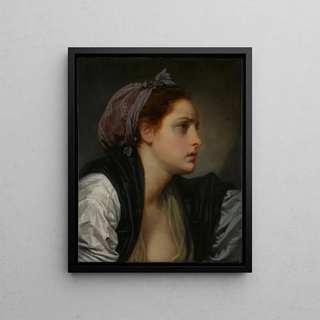 JeanBaptiste Greuze - Study of a Womans Head.webp