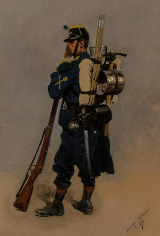 JeanBaptiste douard Detaille - A line engineer from the FrancoPrussian War.webp