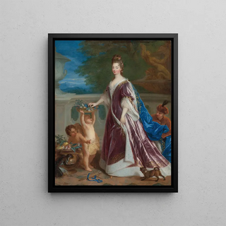 JeanFranois de Troy - Portrait Of ElisabethCharlotte De Bavire The Princess Palatine.webp