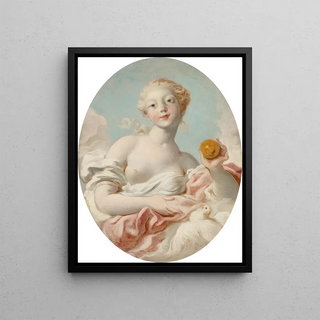 JeanHonor Fragonard - Portrait said to be Mademoiselle MarieCatherine Colombe as Venus.webp