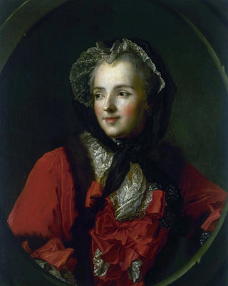 JeanMarc Nattier - Portrait Of Marie Leszczynska Queen Of France.webp
