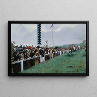 Jean Braud - Courses Longchamp larrive au poteau.webp