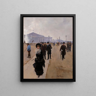 Jean Braud - Scene From The Place De La Concorde.webp