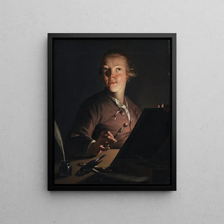 Jens Juel - Selfportrait by Candlelight.webp