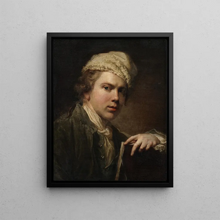 Jens Juel - Selfportrait with Portfolio.webp