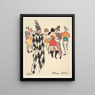 Joaqun TorresGarca - Artists Ball Harlequin and Dancers.webp