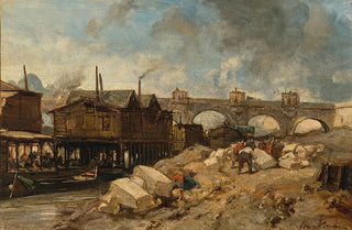 Johan Barthold Jongkind - Bain bateauxlavoirs prs du PontNeuf.webp